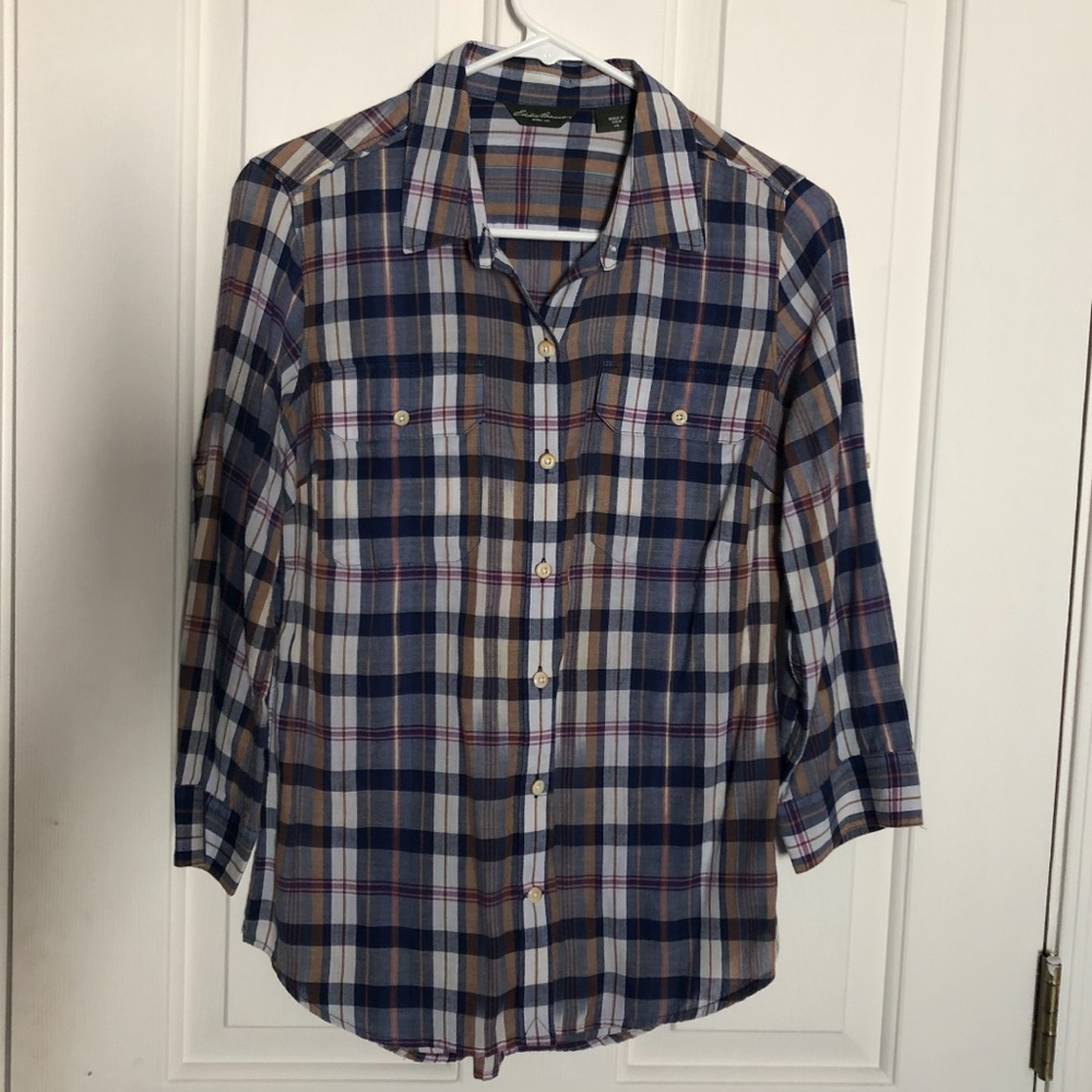 Eddie Bauer long sleeve button down shirt